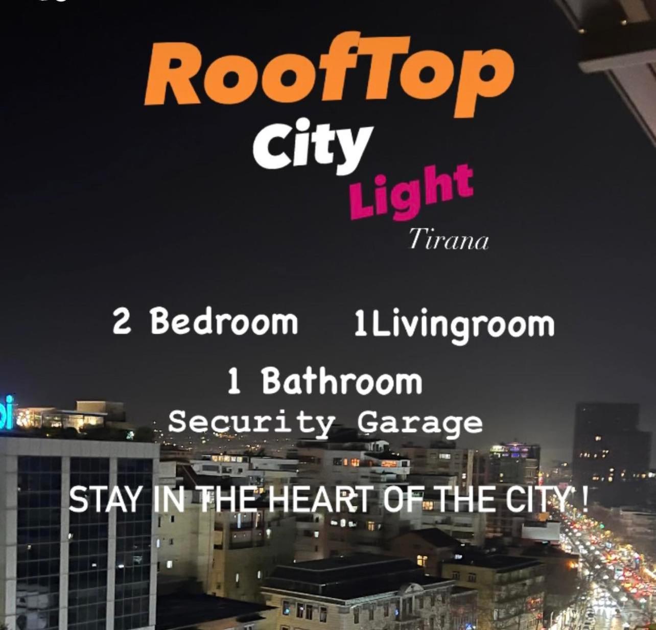 Rooftop City Light 티라나 외부 사진
